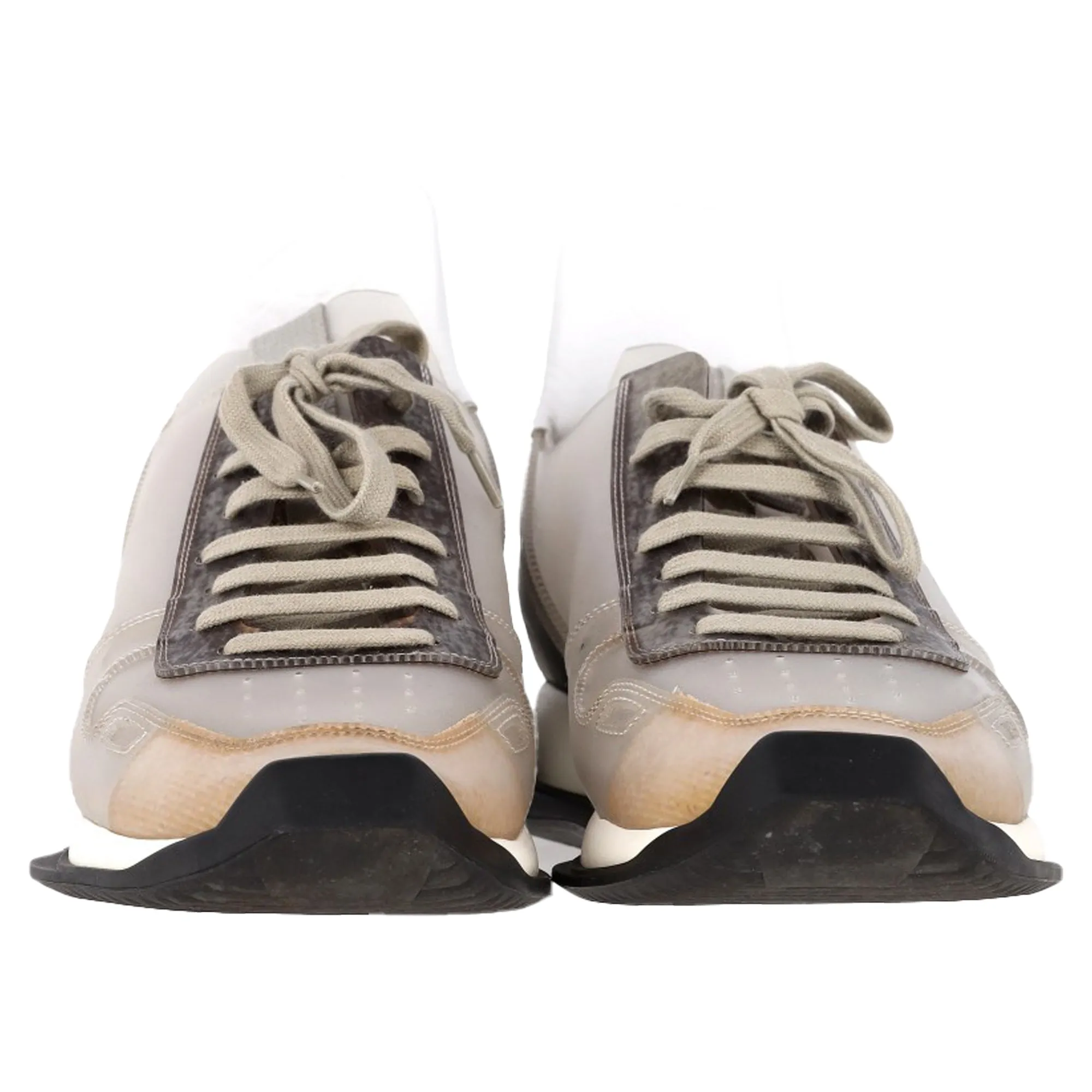 Rick Owens Phleg Runner Sneakers In Multicolor Leather