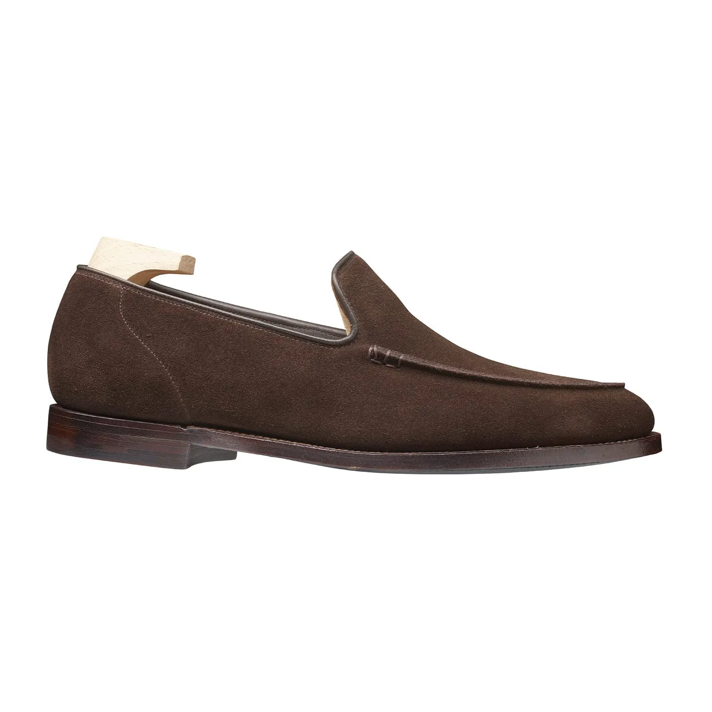 Salcombe Dark Brown Suede