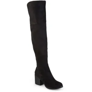 Sana Womens Faux Suede Tall Over-The-Knee Boots