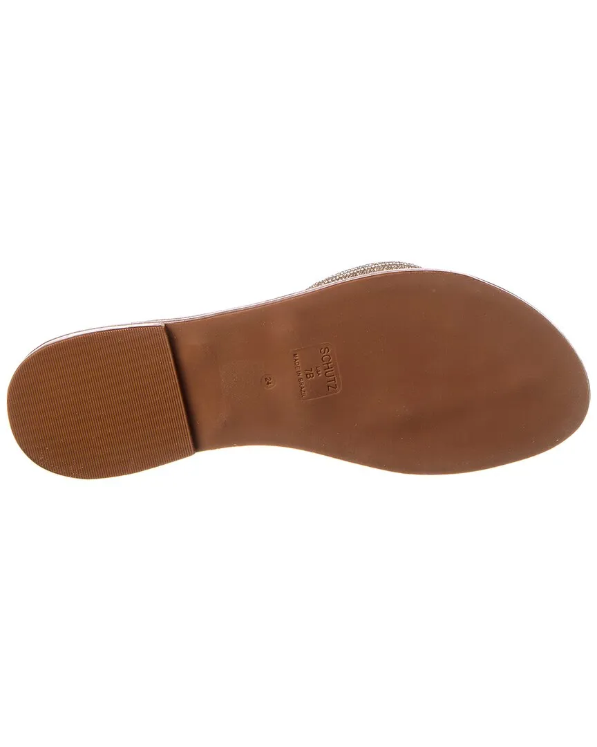 Schutz Kittie Glam Leather Flat