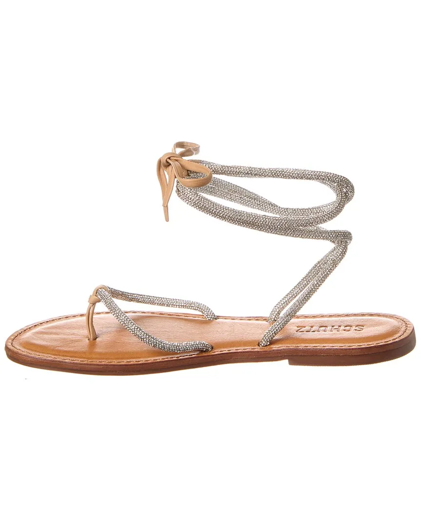 Schutz Kittie Glam Leather Flat