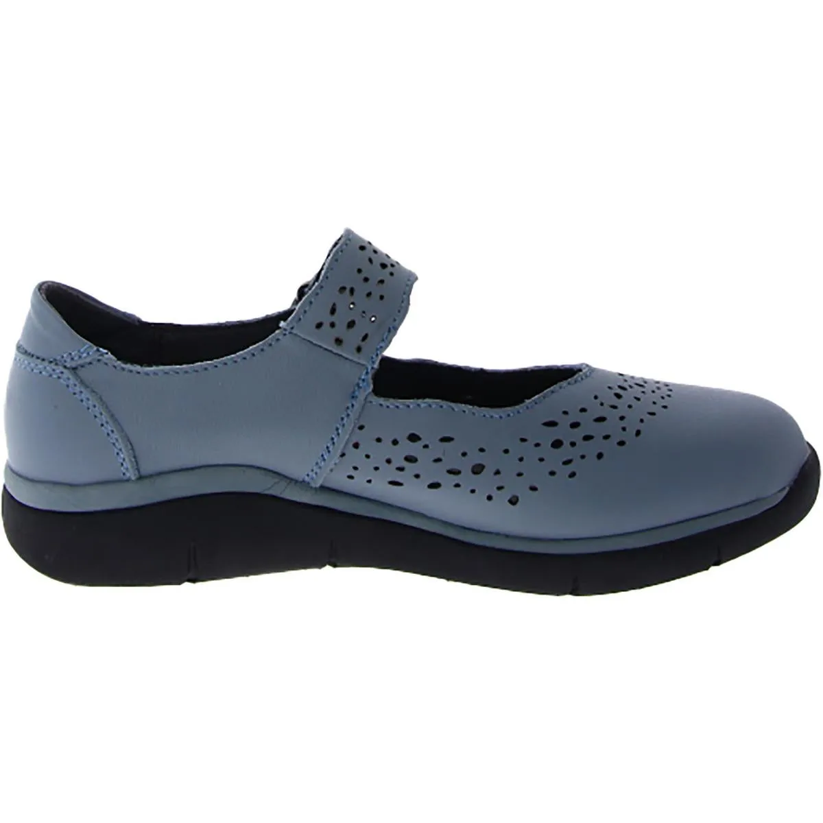 Selena Womens Leather Flats Mary Janes