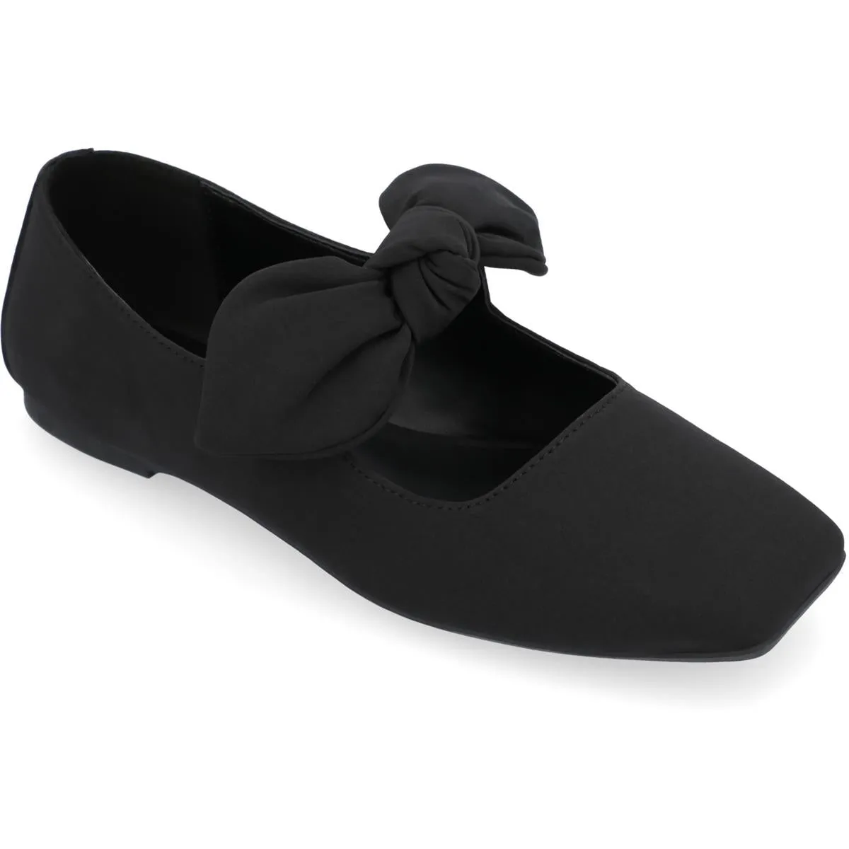SERALINN Womens Knit Casual Ballet Flats