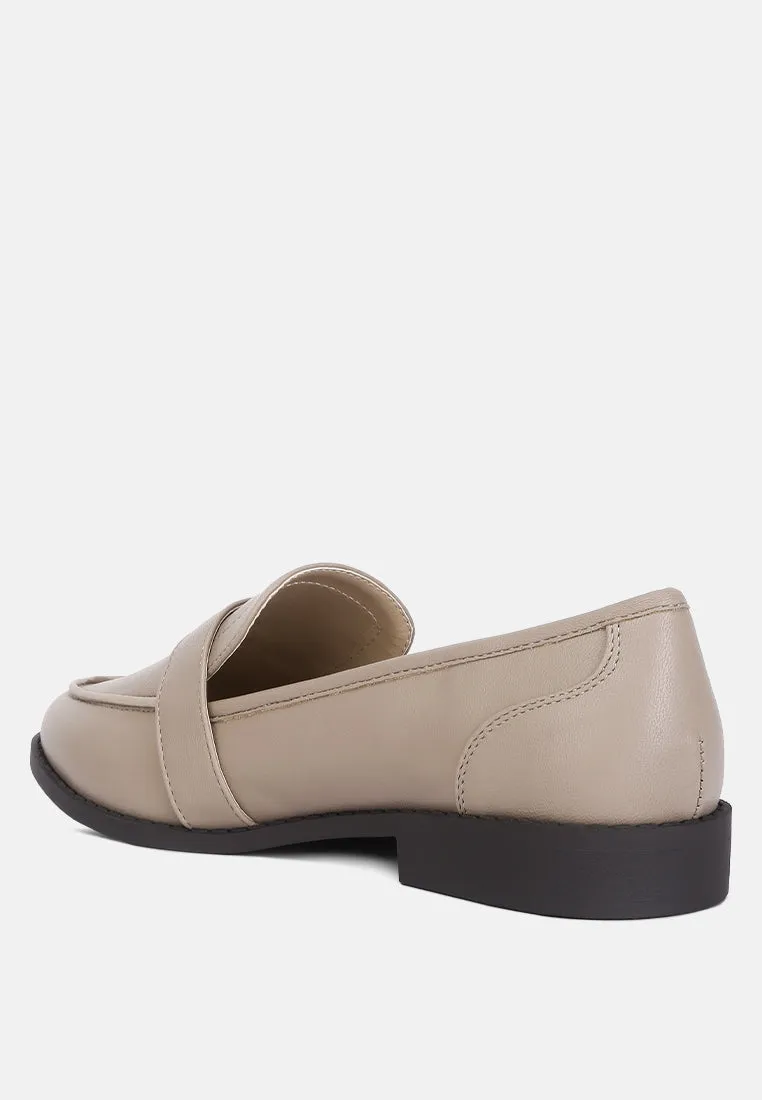 sheboss buckle detail loafers
