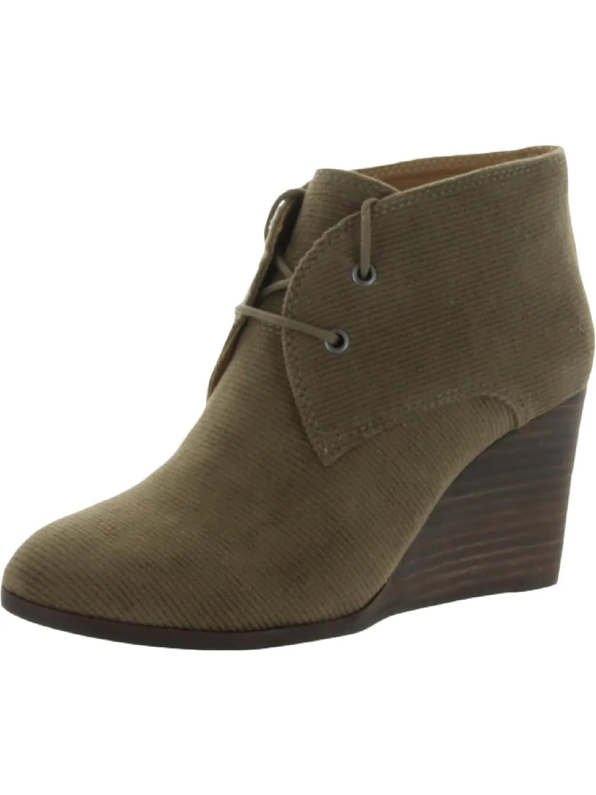 Shiijo Womens Padded Insole Ankle Wedge Boots