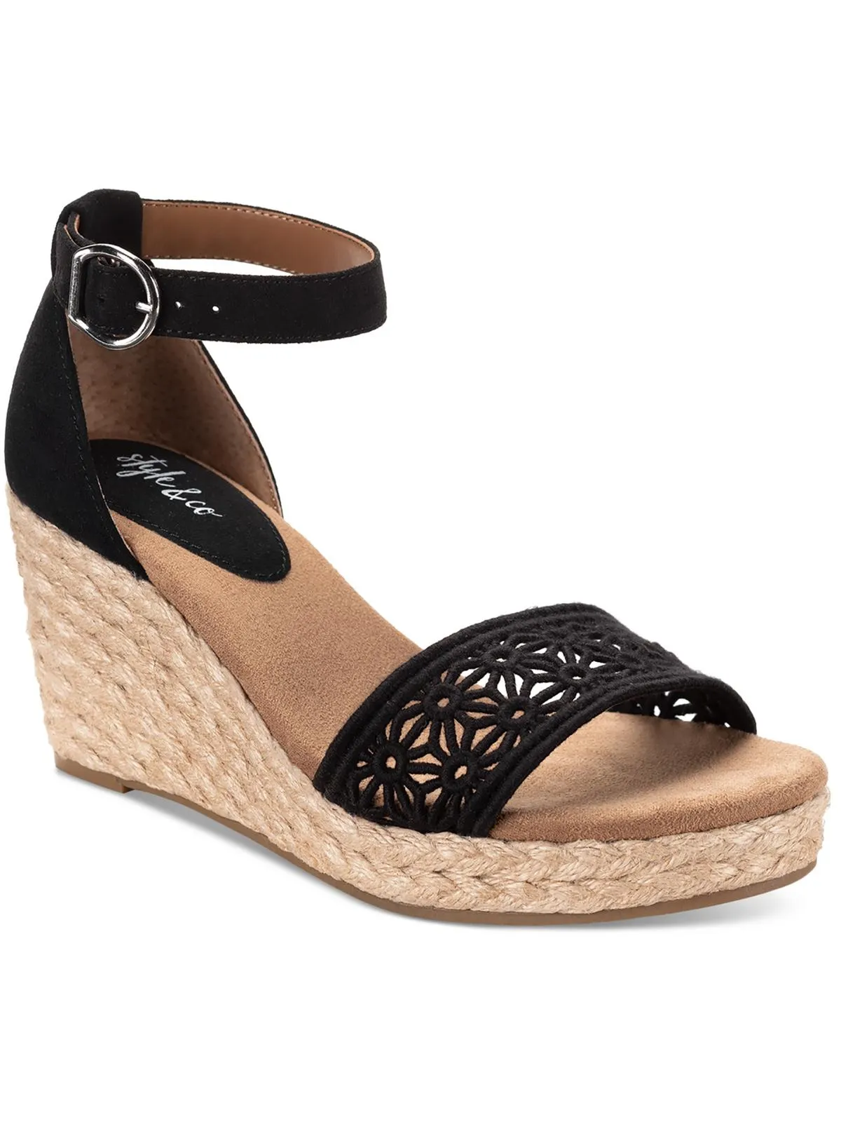Shirleyy Womens Faux Suede Platform Wedge Sandals