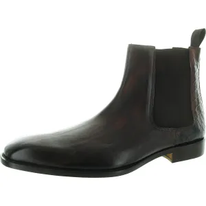 Sloan 43 Mens Leather Ankle Chelsea Boots
