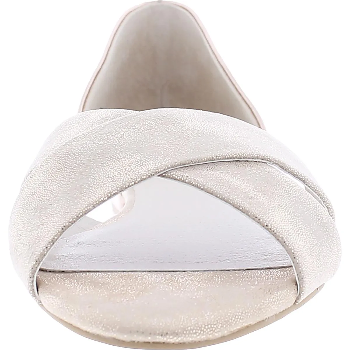 Slow Down Womens Leather Open Toe D'Orsay