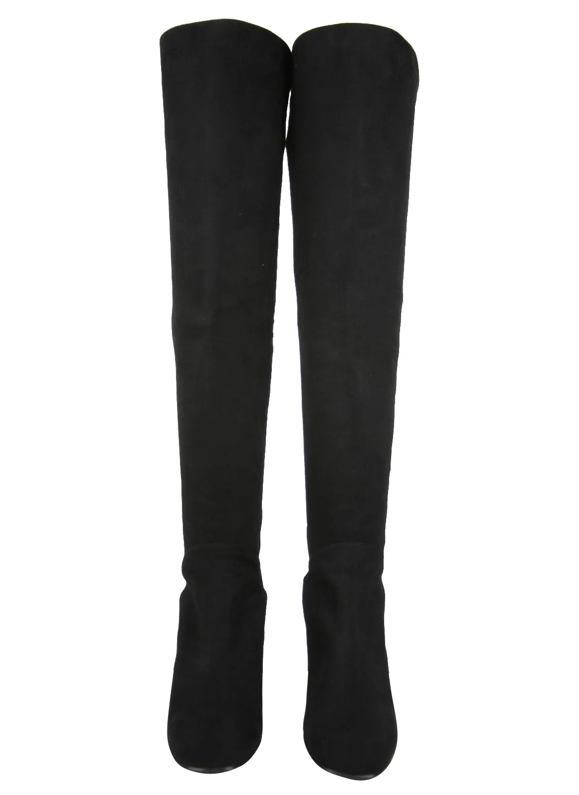 Stuart Weitzman Women's Halftime Stretch-Crepe  Suede Over-The-Knee Boot
