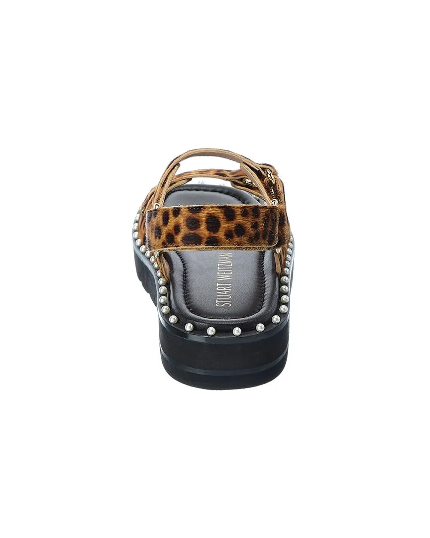 Stuart Weitzman Zoe Lift Haircalf Sandal