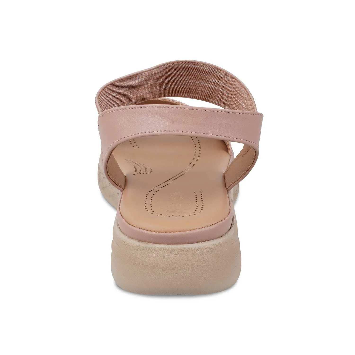 The Hintle Pink Women's Casual Wedge Sandals Tresmode