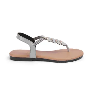 The Velencia TMS-3 Grey Women's Casual Flats Tresmode