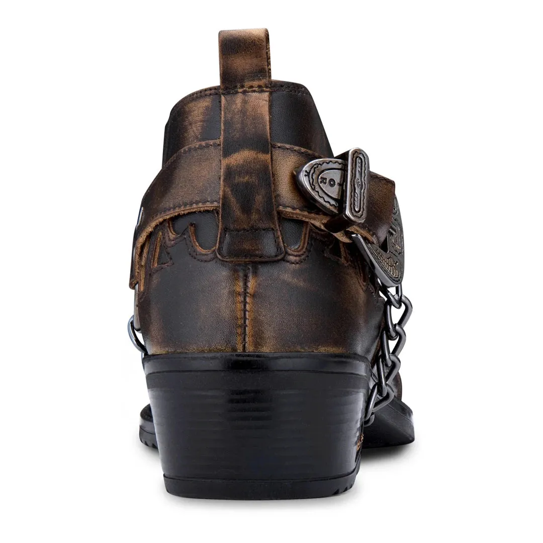 Timber Real Leather Cowboy Wincklepickers Shoes Cuban Heel