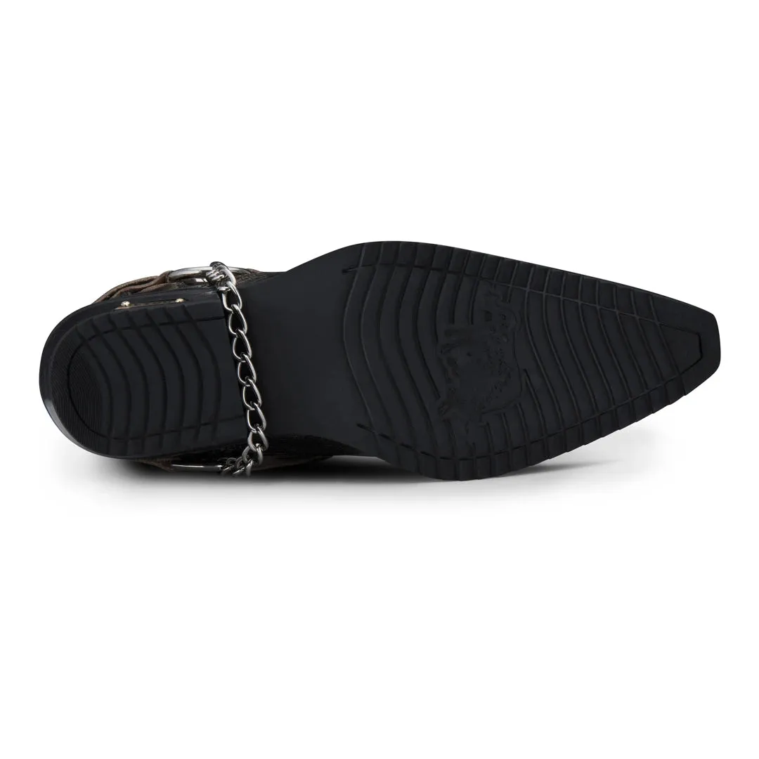 Timber Real Leather Cowboy Wincklepickers Shoes Cuban Heel