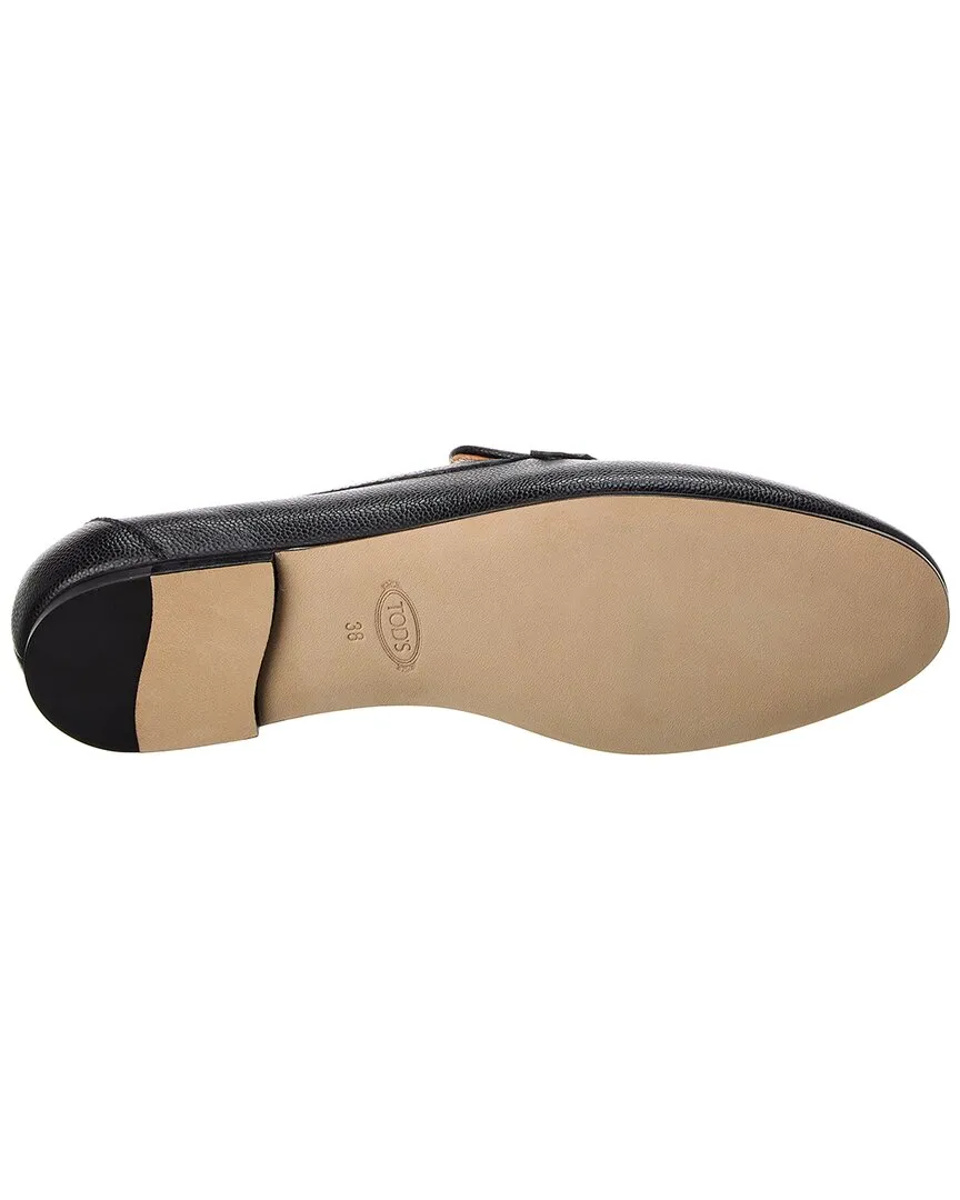 TOD’s Chain-Link Leather Loafer