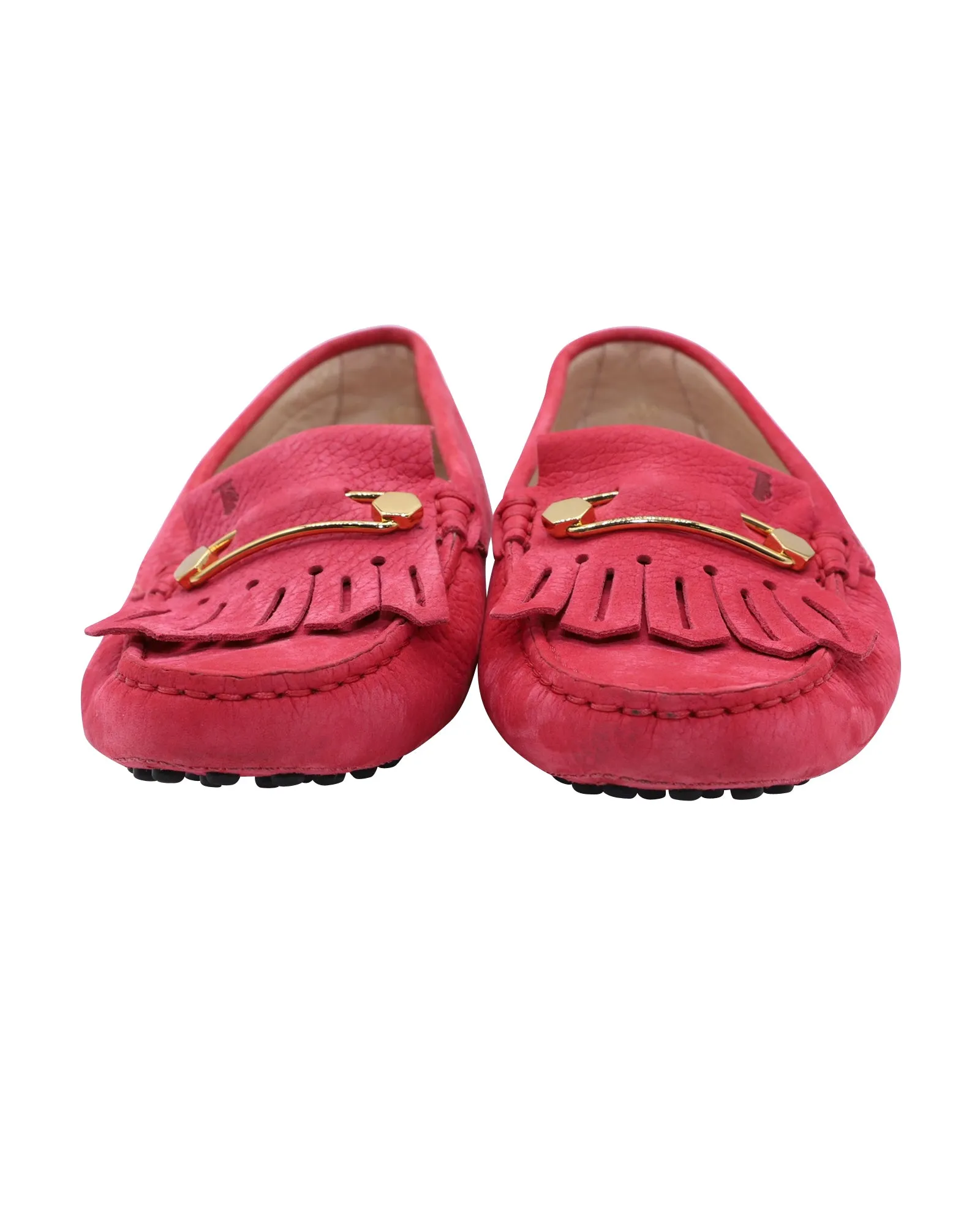 Tod's Gommino Loafers in Pink Leather