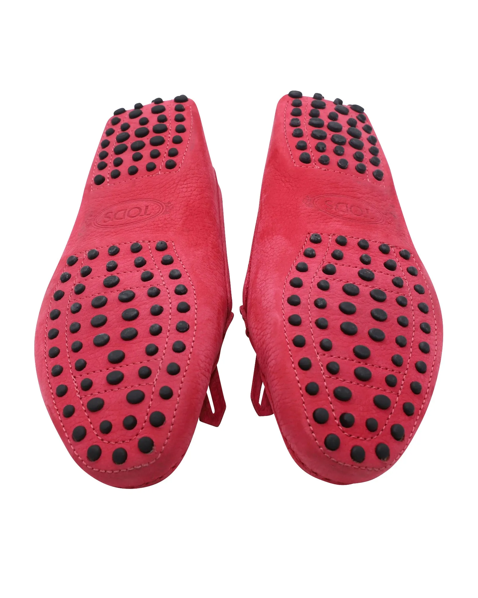 Tod's Gommino Loafers in Pink Leather