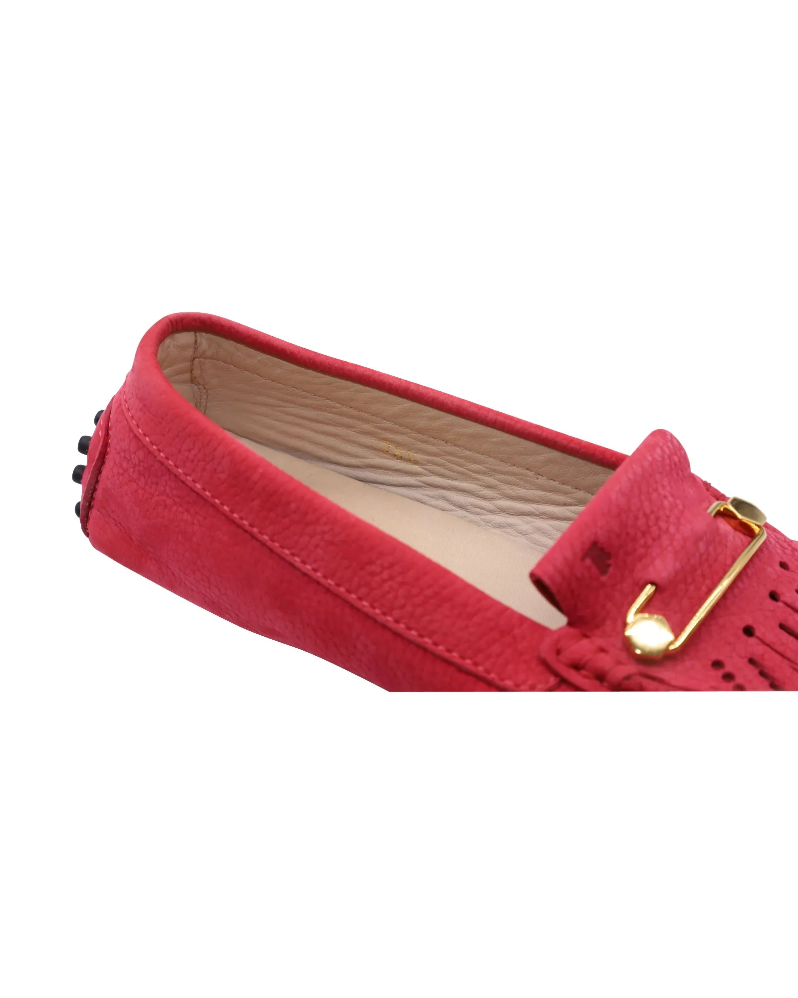 Tod's Gommino Loafers in Pink Leather