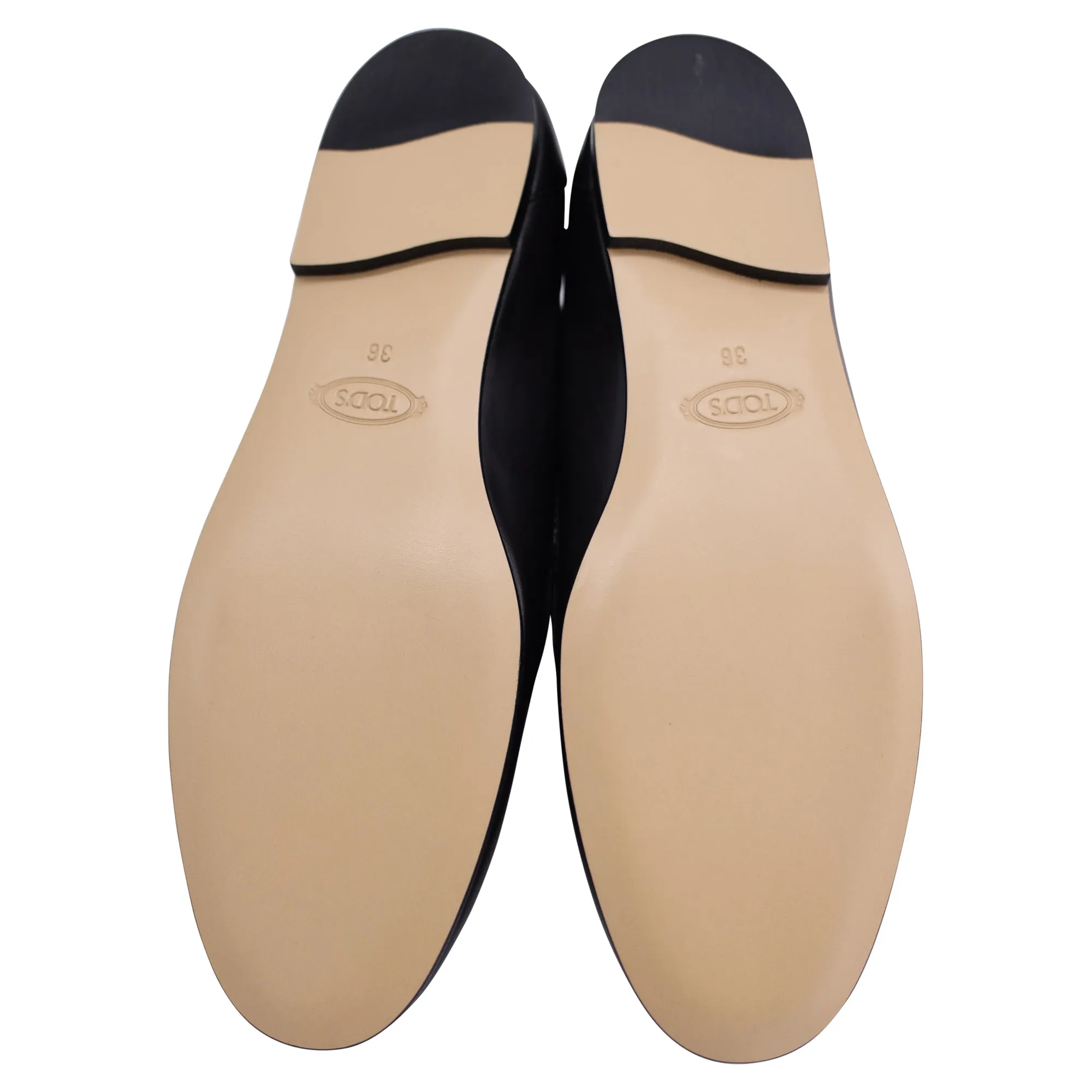 Tod's Kate Loafers in Black Leather