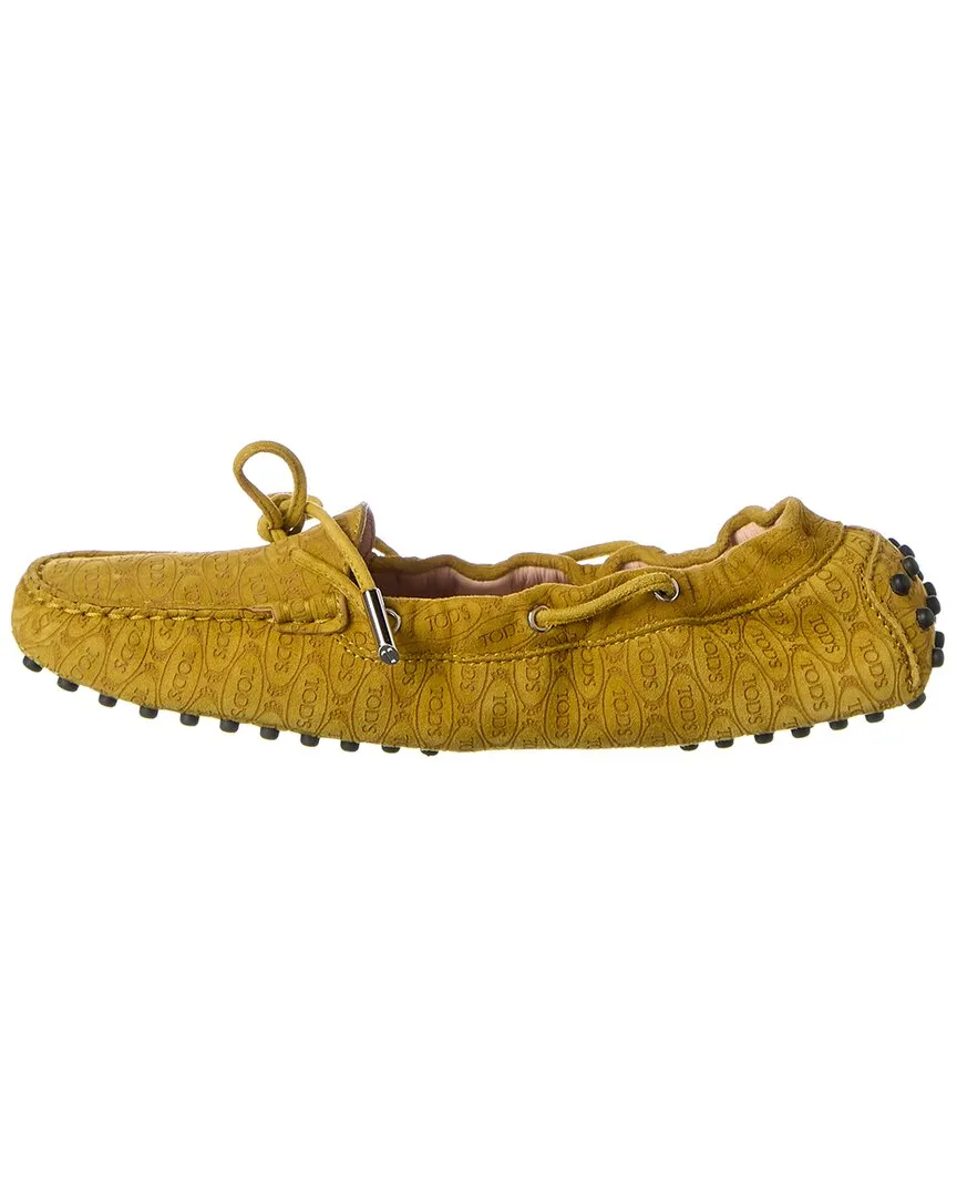 TOD��s Logo Suede Loafer