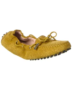 TOD��s Logo Suede Loafer
