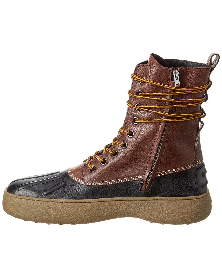 TOD��s x Moncler x Palm Angels Leather Boot