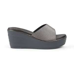 Tresmode Ance Pewter Women's Dress Wedge Sandals