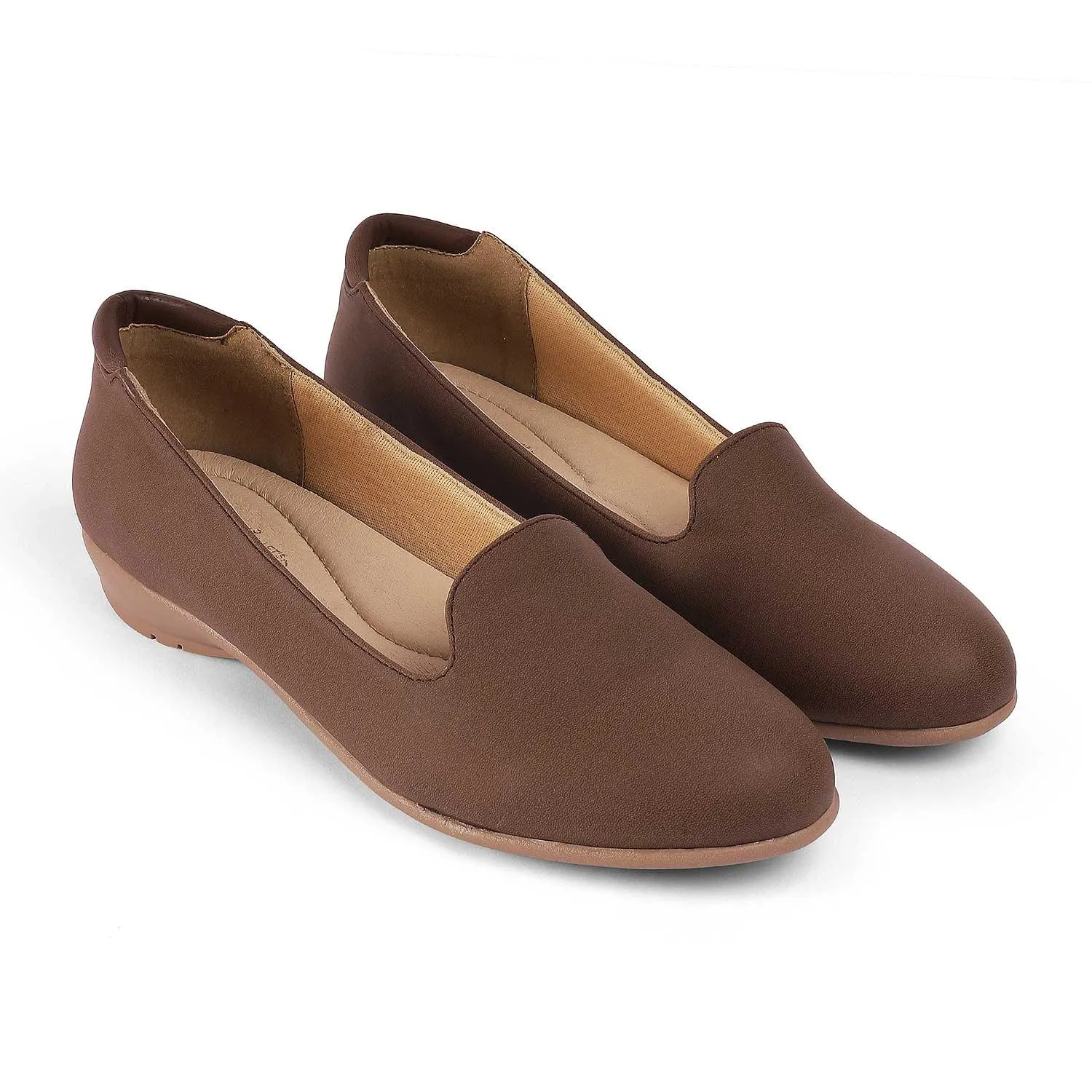 Tresmode Asamsy Brown Women's Casual Ballerinas