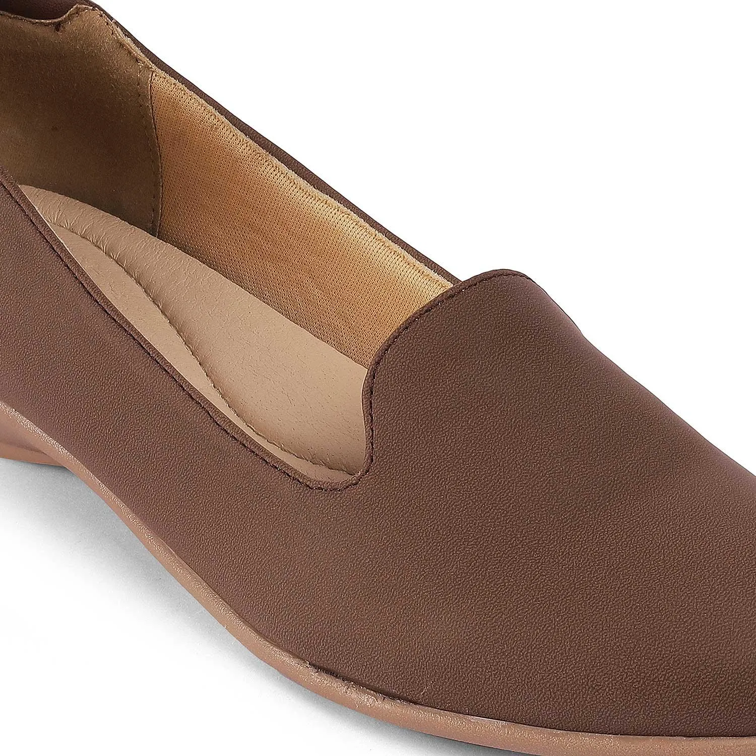 Tresmode Asamsy Brown Women's Casual Ballerinas