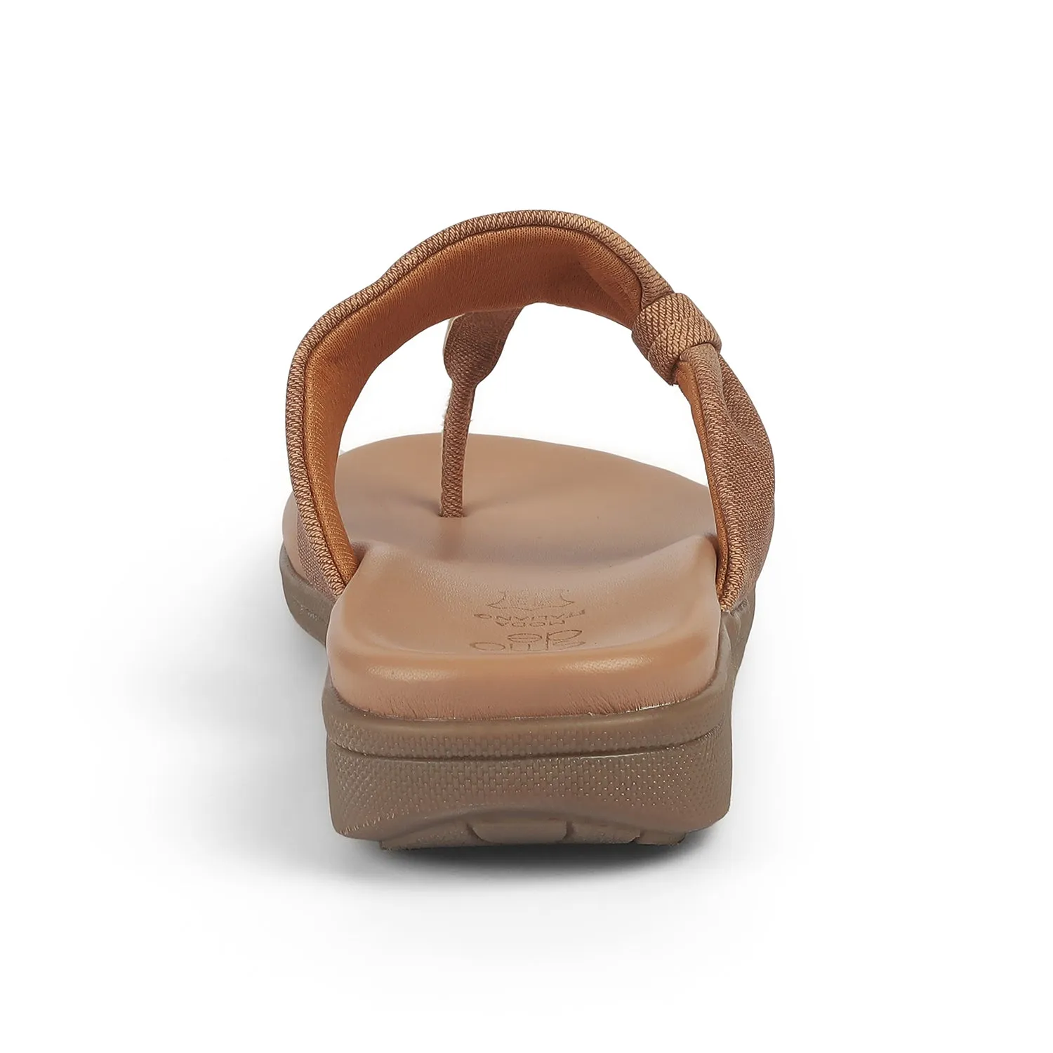 Tresmode Copela Beige Women's Dress Platform Flats