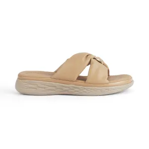 Tresmode Has Beige Women's Casual Platform Flats