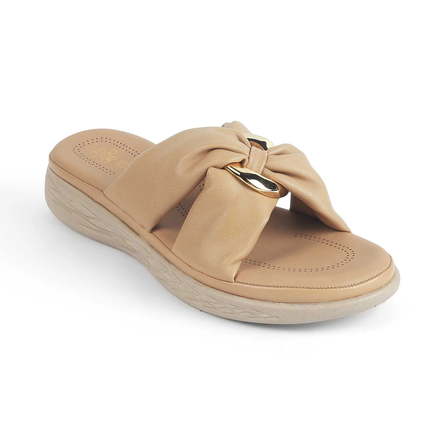 Tresmode Has Beige Women's Casual Platform Flats