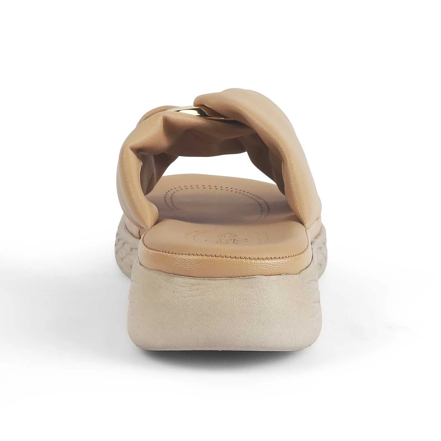 Tresmode Has Beige Women's Casual Platform Flats