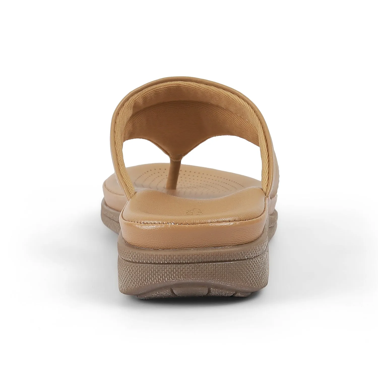 Tresmode Softy Beige Women's Casual Platform Flats