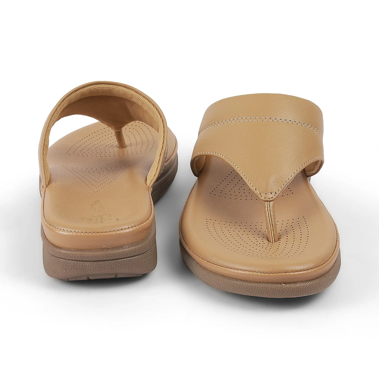 Tresmode Softy Beige Women's Casual Platform Flats