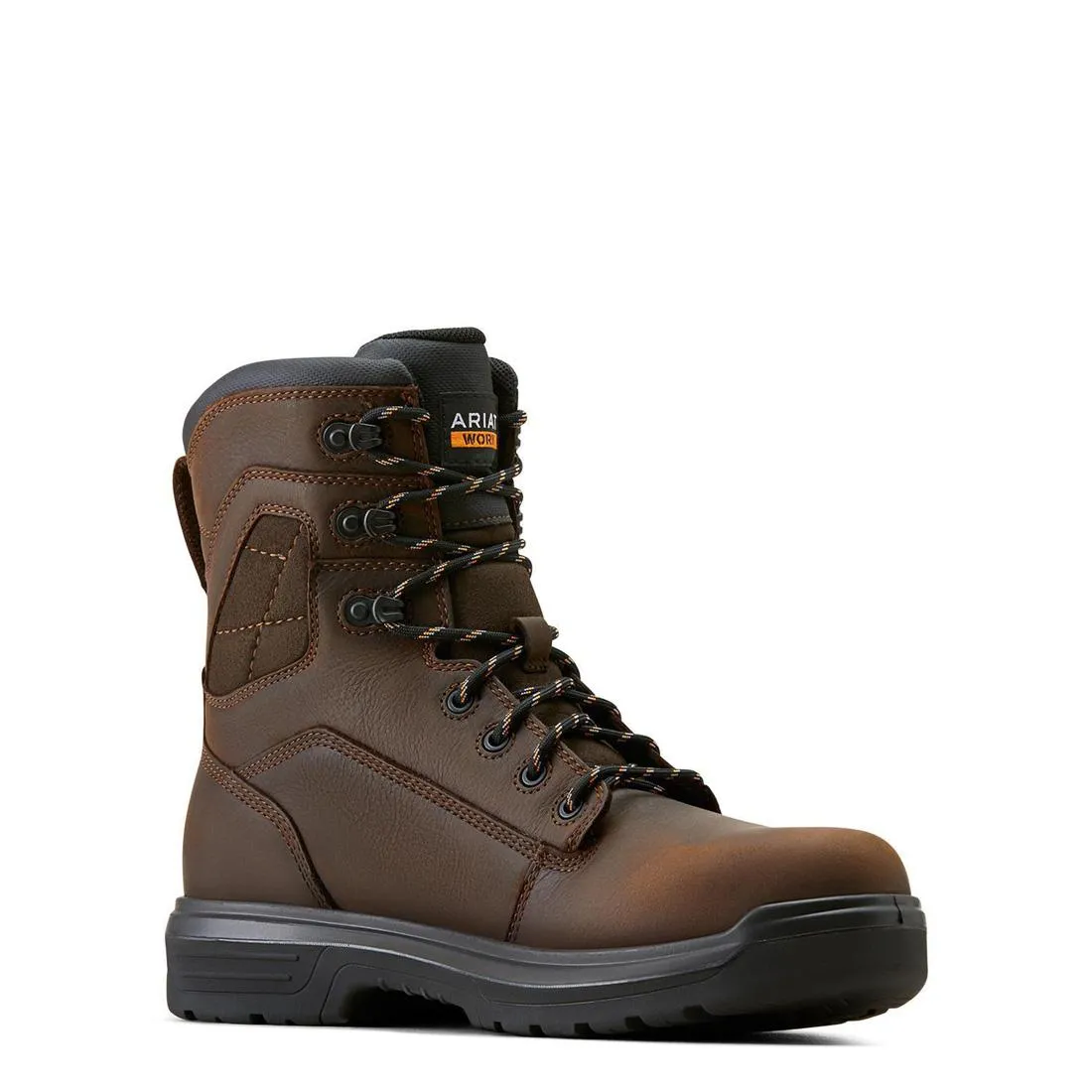 Turbo 8 inch Carbon-Toe Waterproof Work Boot Rich Brown