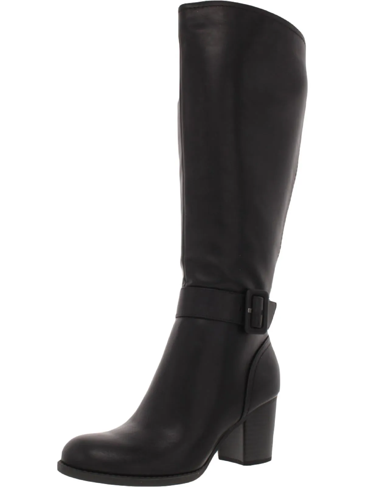 Twinkle Womens Faux Leather Wide Calf Knee-High Boots