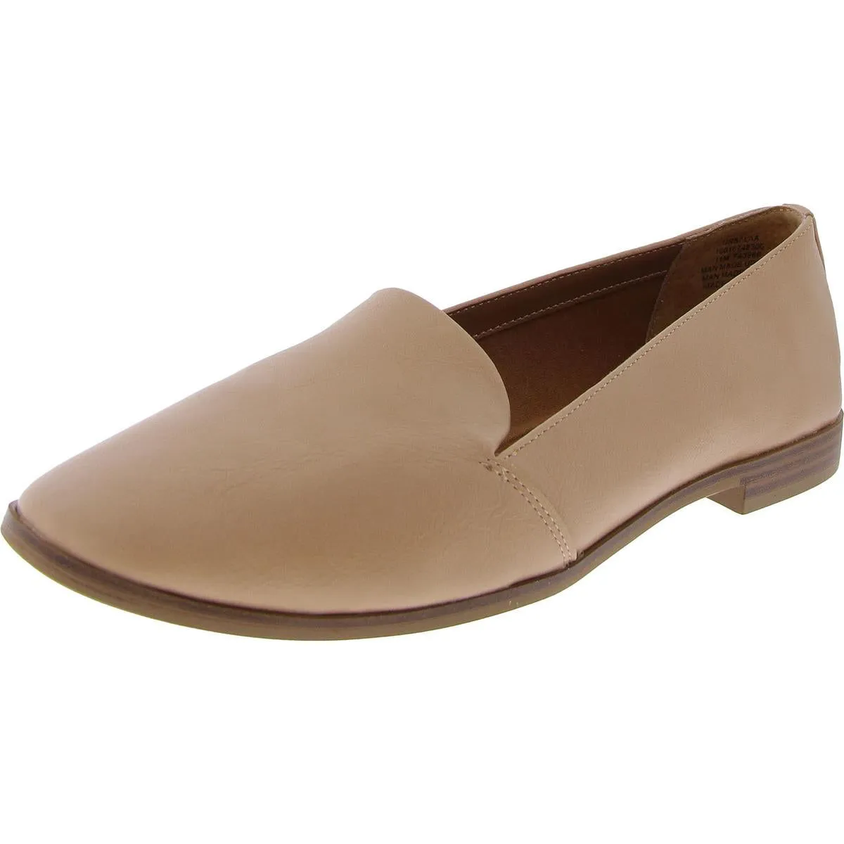 Ursalaa Womens Faux Leather Slip On Loafers