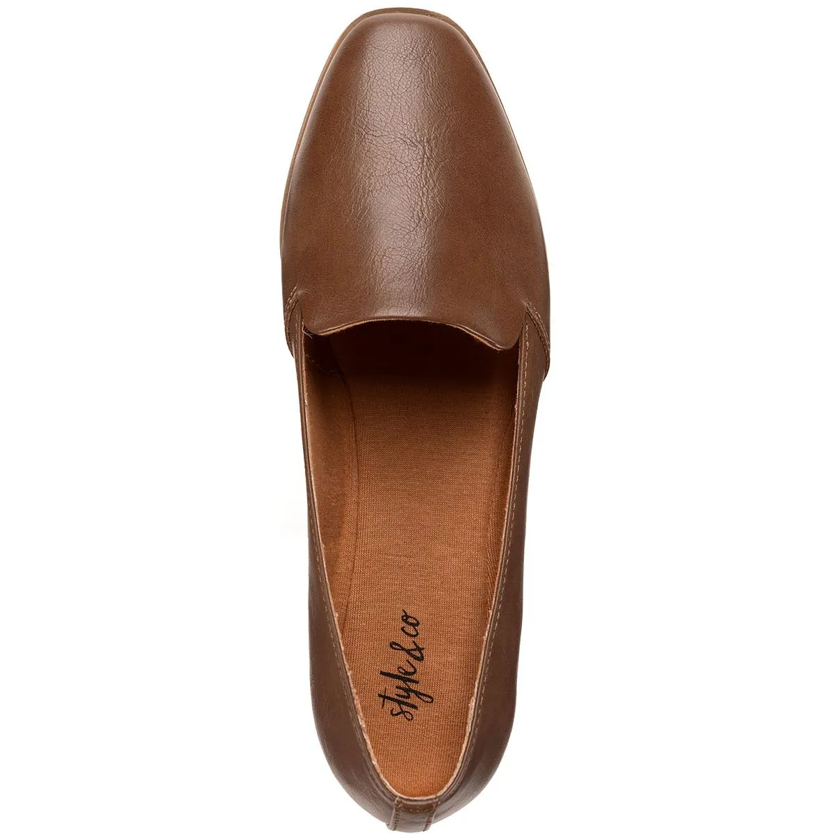 Ursalaa Womens Faux Leather Slip On Loafers