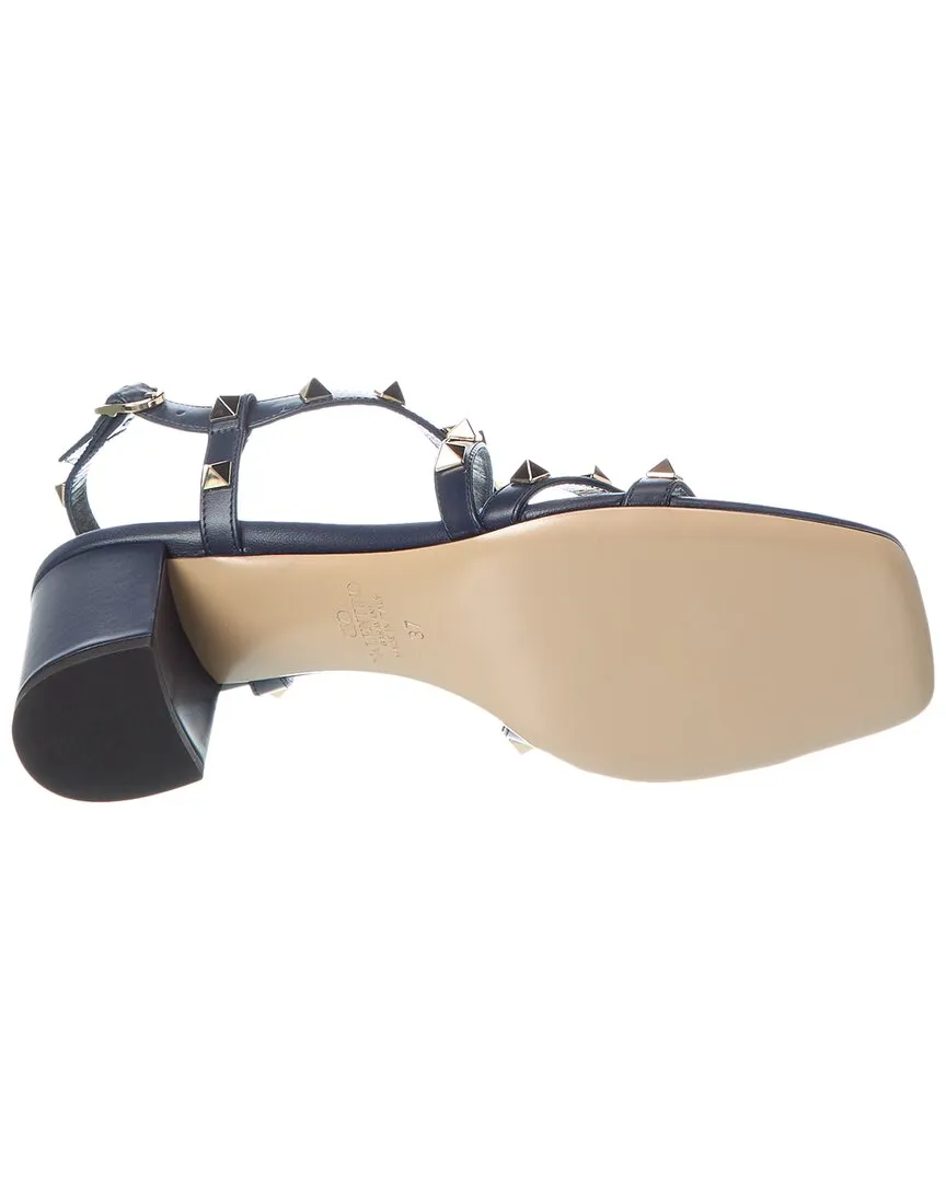 Valentino Rockstud 60 Leather Sandal