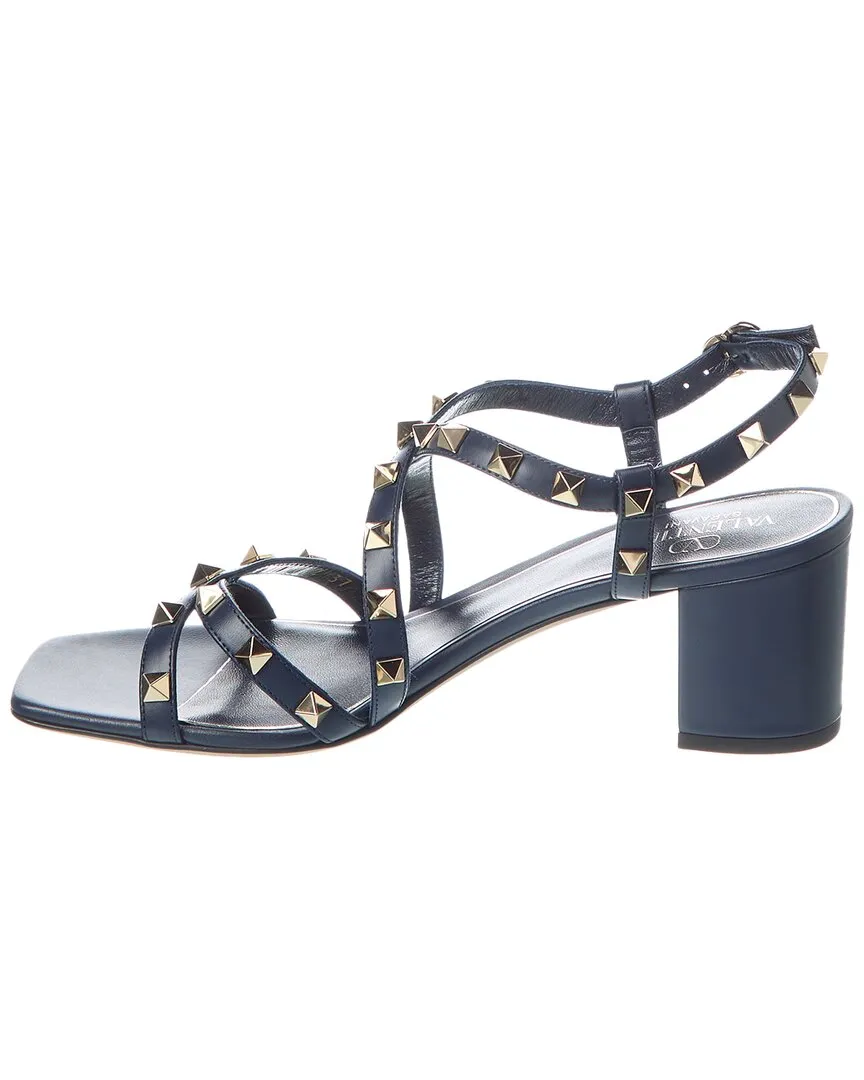 Valentino Rockstud 60 Leather Sandal