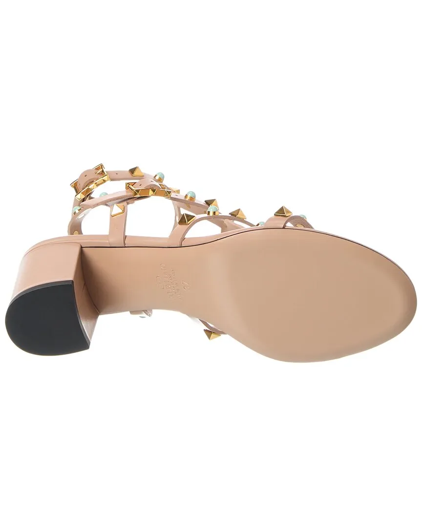 Valentino Rockstud Caged 55 Leather Sandal