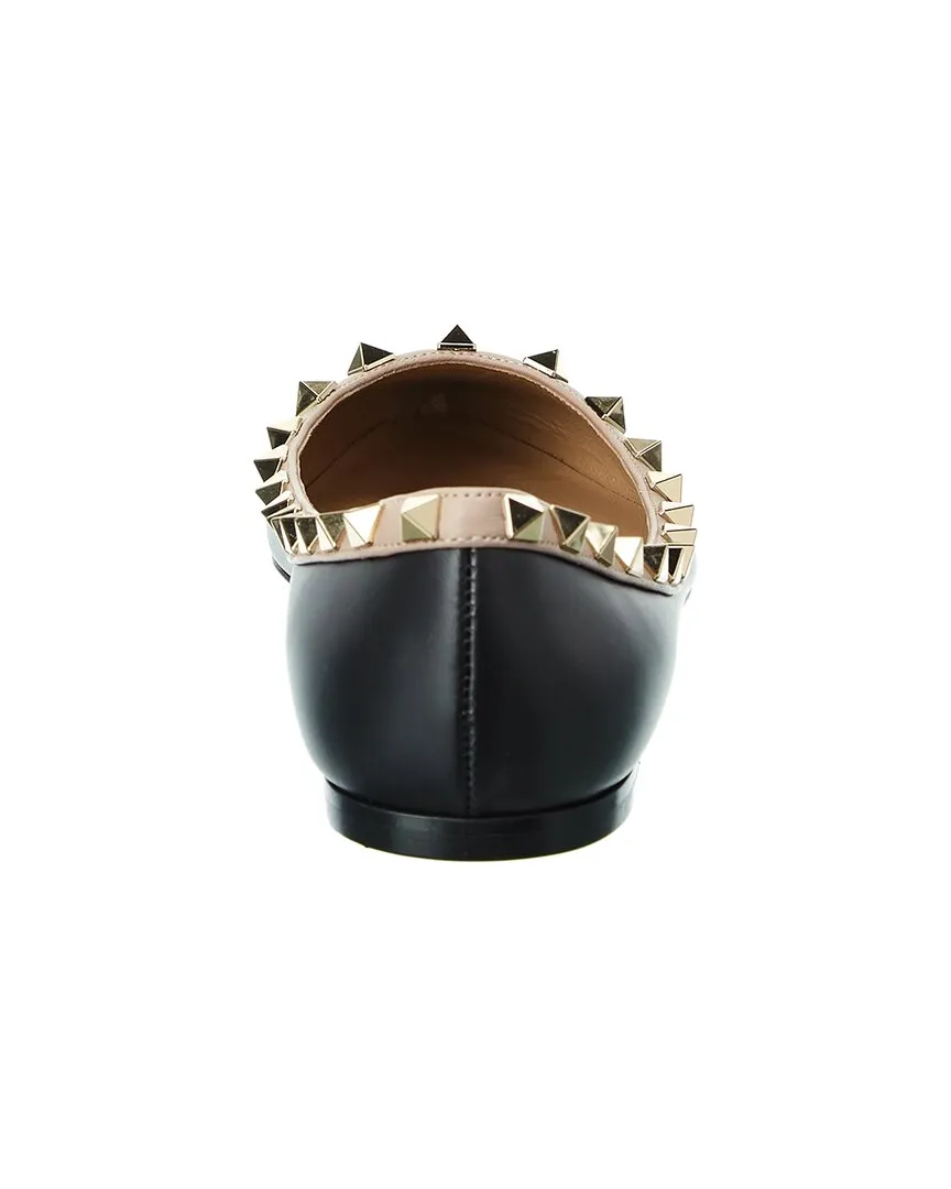Valentino Rockstud Leather Flat