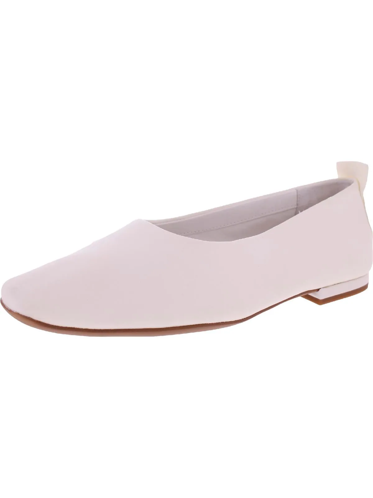 Vana Womens Leather Slip On Ballet Flats