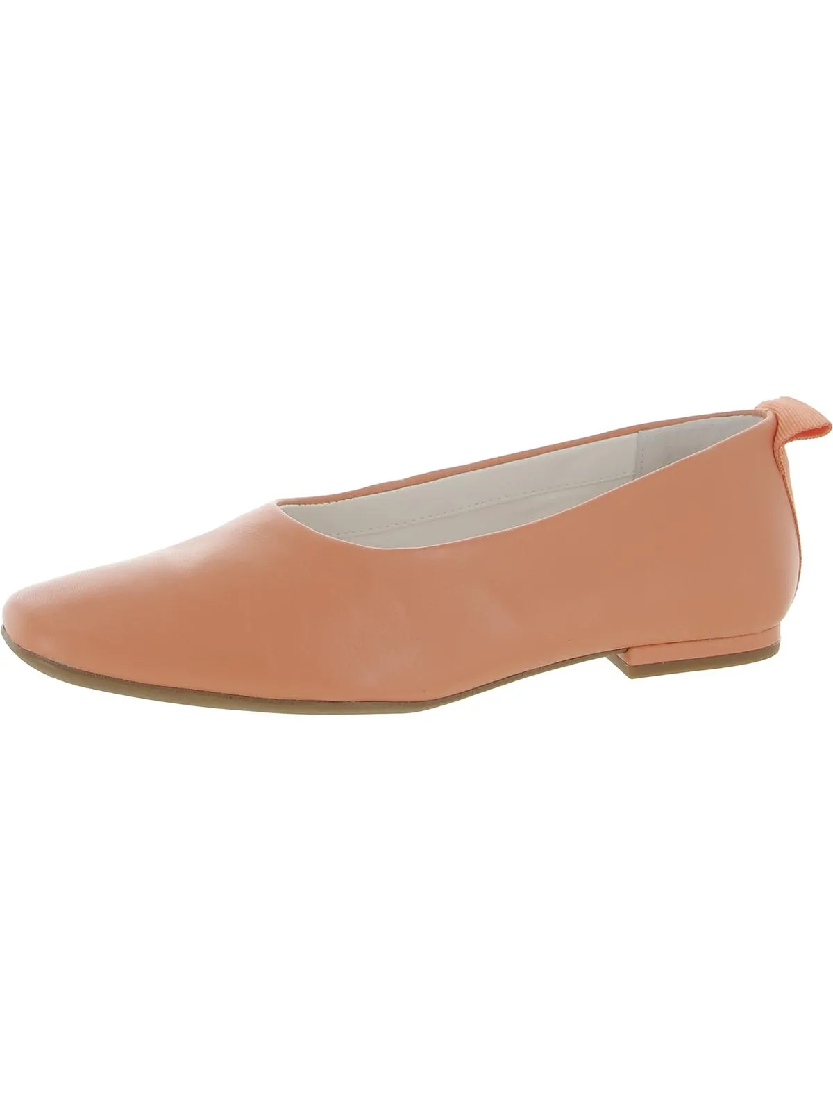 Vana Womens Leather Slip On Ballet Flats