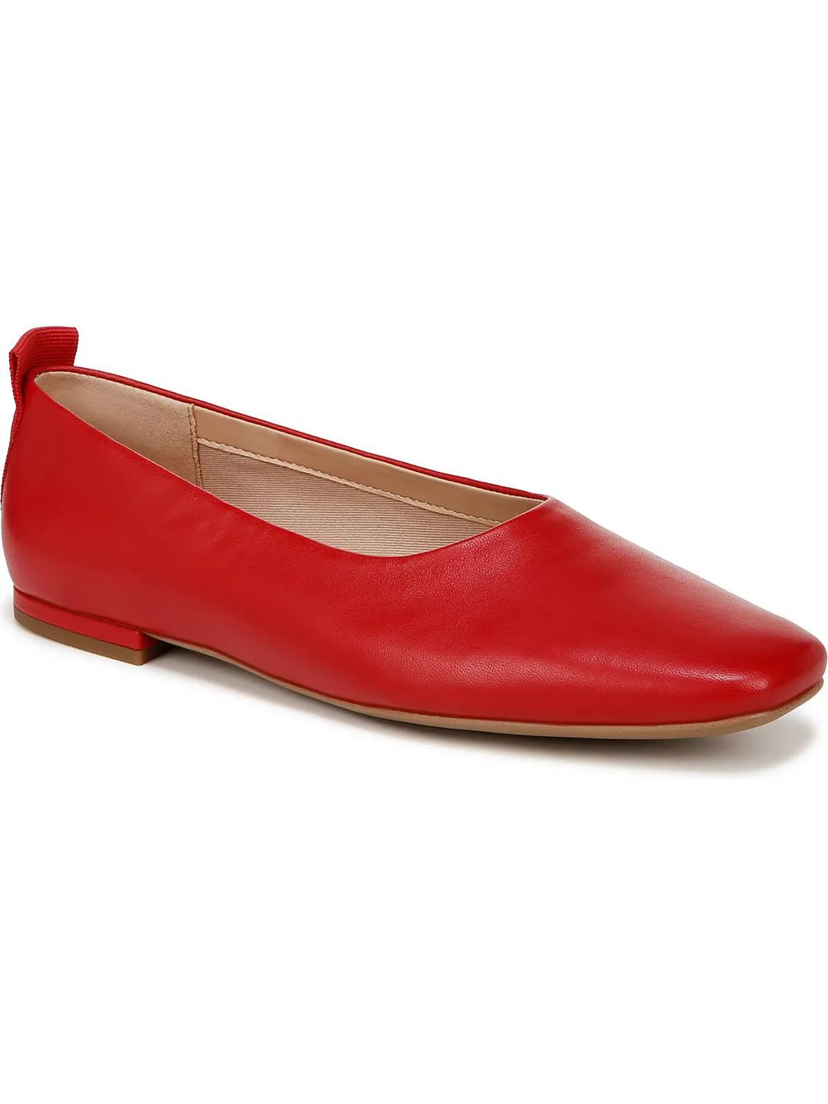 Vana Womens Leather Slip On Ballet Flats