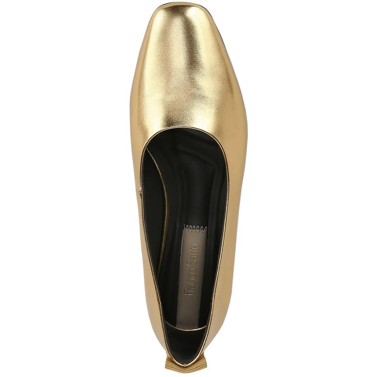 Vana Womens Leather Slip On Ballet Flats