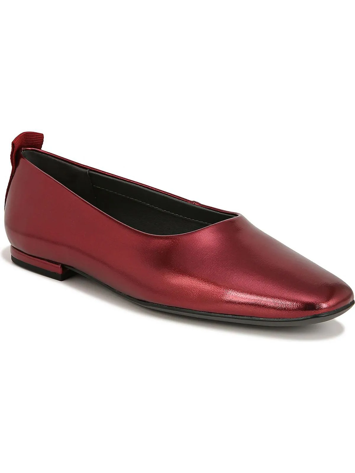 Vana Womens Leather Slip On Ballet Flats