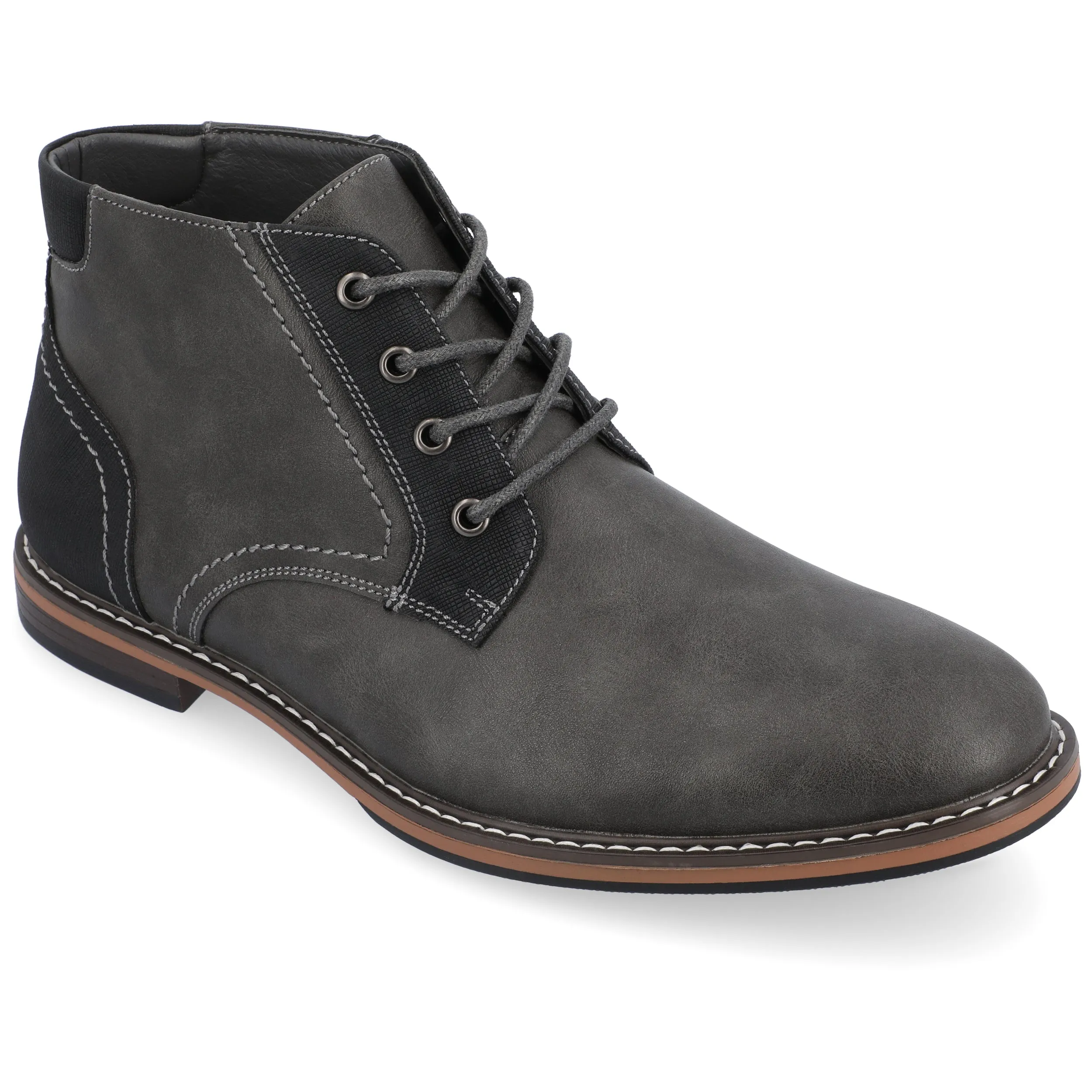Vance Co. Franco Wide Width Plain Toe Chukka Boot