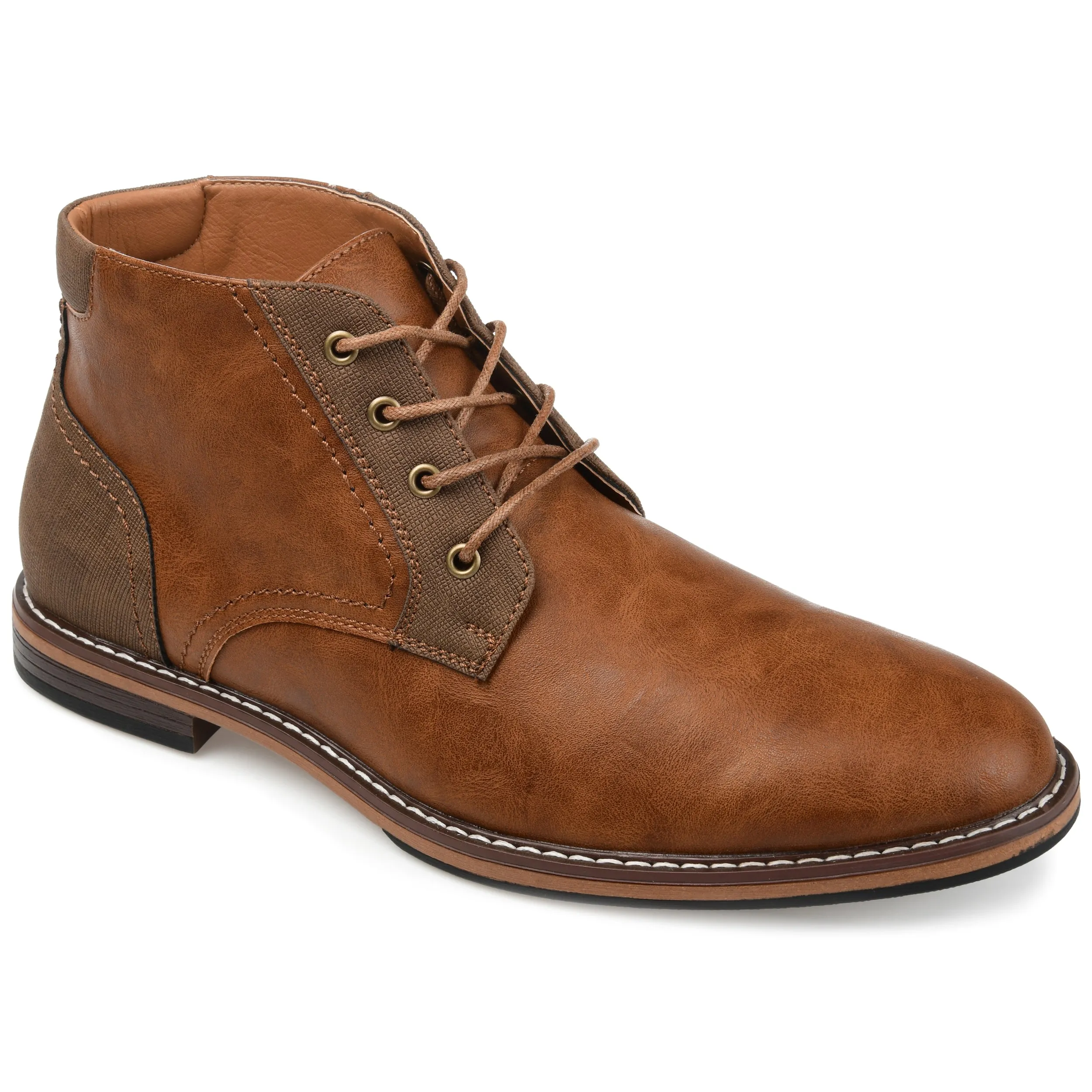 Vance Co. Franco Wide Width Plain Toe Chukka Boot